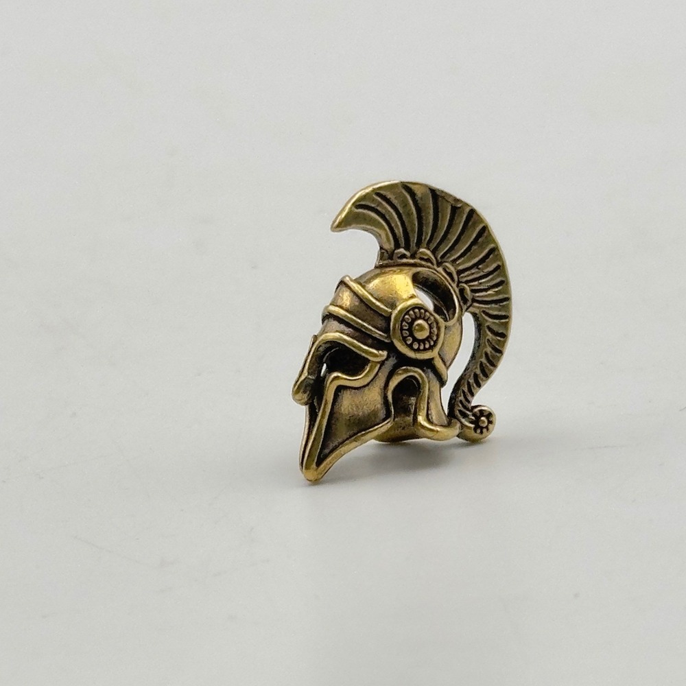 BG8-Miniature‎ Brass metal Spartan Helmet Pendant
